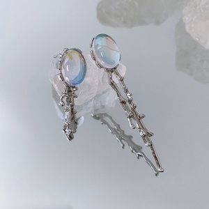 Moonstone Stud Earrings